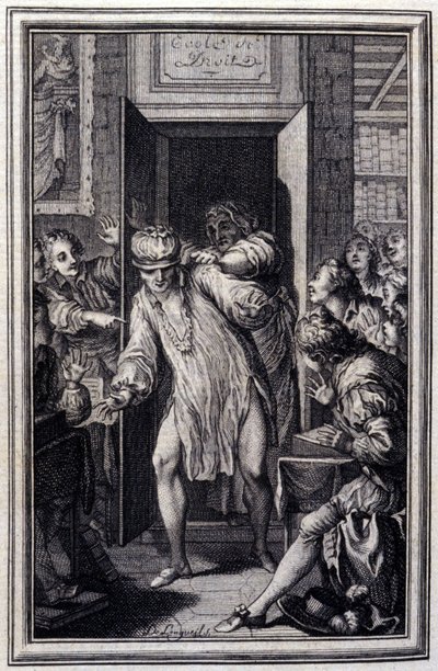 Le Roi Candaule et le Maître de la Loi - Pierre Philippe Choffard