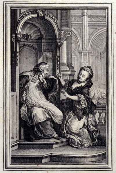 Le Mari confesseur - Pierre Philippe Choffard