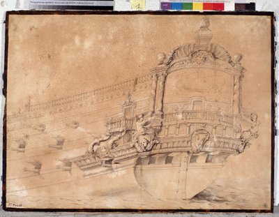 Arrière du navire « Paris » - Pierre Puget