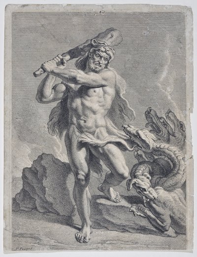 Hercule combattant l