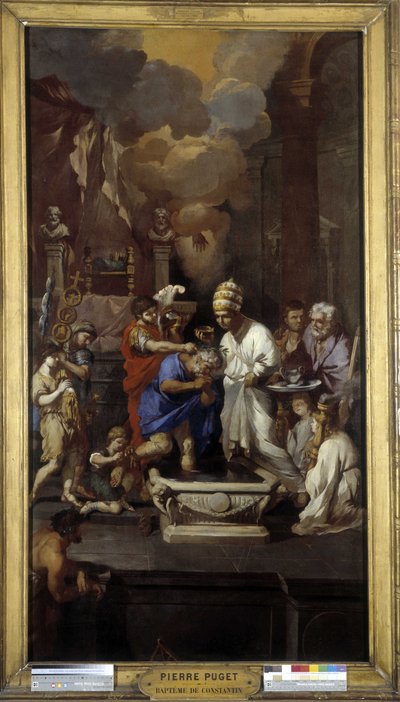 Le baptême de Constantin : L