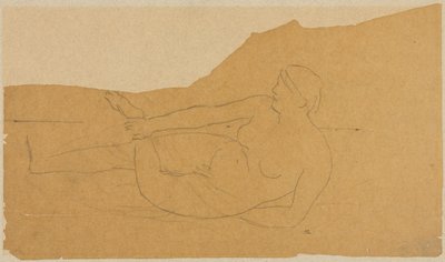 Weiblicher Akt - Pierre Puvis de Chavannes