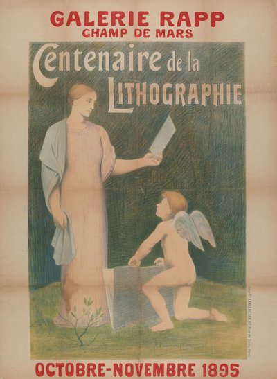 Galerie Rapp...Hundertjahrfeier der Lithographie - Pierre Puvis de Chavannes