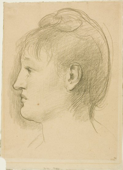 Tête de Femme - Pierre Puvis de Chavannes