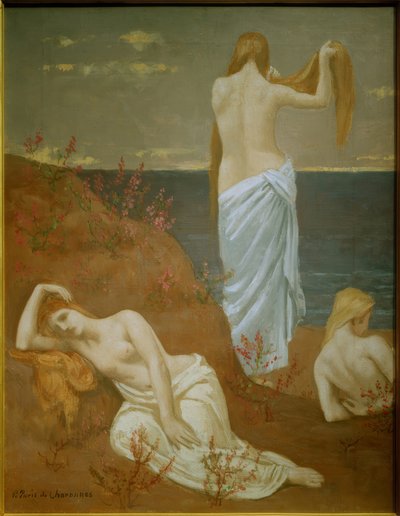 Jeunes femmes à la mer - Pierre Puvis de Chavannes