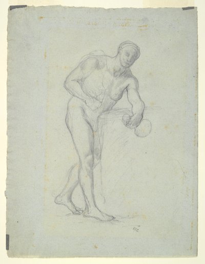 Figure nue avec une flasque - Pierre Puvis de Chavannes