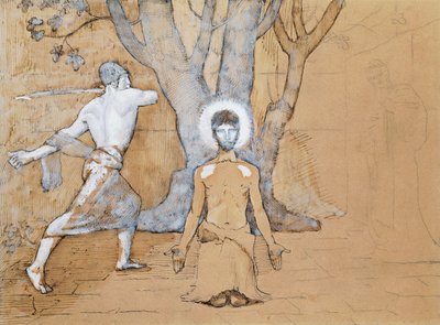 Étude pour la décapitation de Jean-Baptiste - Pierre Puvis de Chavannes