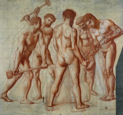 Les faussaires, étude pour 
