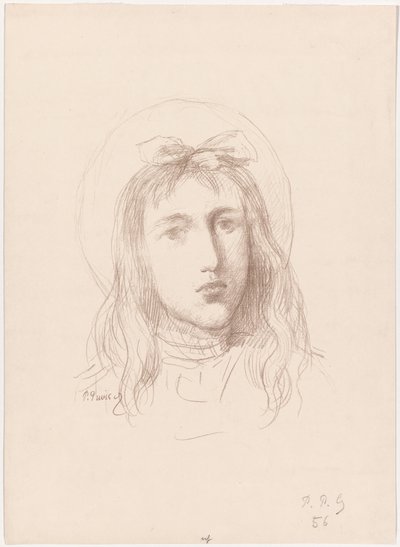 Tête de jeune fille - Pierre Puvis de Chavannes