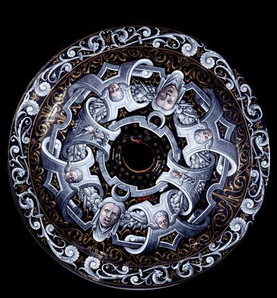 Émaille plat verso attribué à Pierre Reymond (actif 1537-après 1584) 1569. Paris, Musée du Louvre - Pierre Reymond