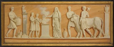 Peinture de dessus de porte et portes à double battant, 1790s - Pierre Rousseau