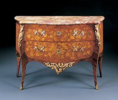 Commode Louis XV, milieu du 18ème siècle - Pierre Roussel