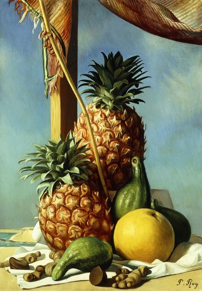Nature morte avec ananas - Pierre Roy