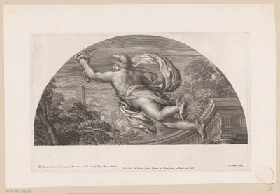 Mercure volant, vu de dos - Pierre Simon (I)