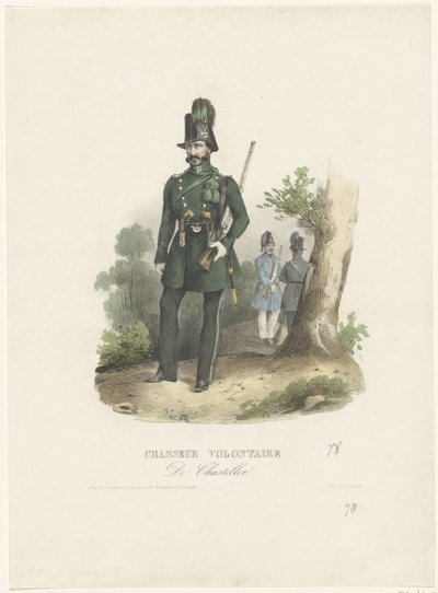 Chasseur volontaire belge, 1831 - Pierre Simonau