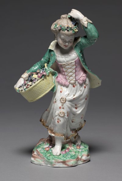 Automne, fabriqué par la manufacture de porcelaine de Bristol - Pierre Stephan