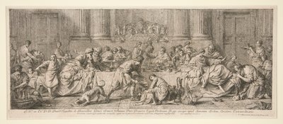 La Madeleine aux pieds de Jésus (Le banquet dans la maison de Simon le Pharisien) - Pierre Subleyras