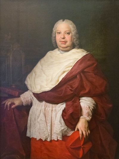 Portrait du cardinal Silvio Valenti Gonzaga, vers 1745 - Pierre Subleyras