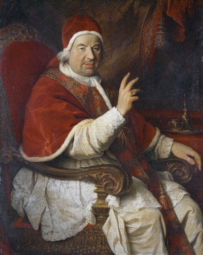 Portrait du pape Benoît XIV (1675-1758) - Pierre Subleyras