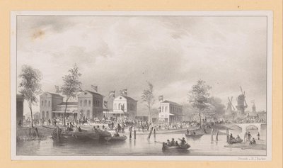 Bâtiments de la gare du Rhin à Amsterdam - Pierre Tetar van Elven (possibly)