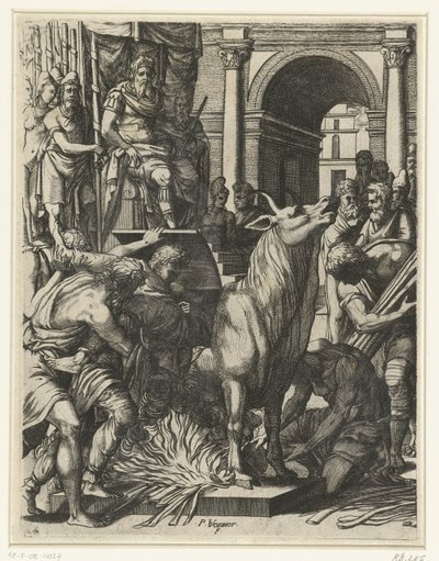 Le taureau de Phalaris - Pierre Woeiriot (II)
