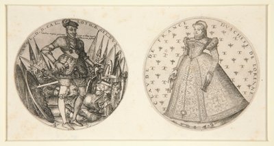 Charles III Duc de Lorraine & Claude de France - Pierre Woeiriot