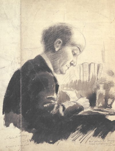 Portrait de Max Jacob (1876-1944) 1917 - Pierre de Belay