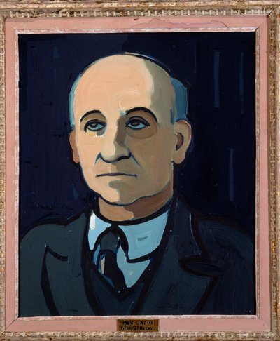 Portrait du poète français Max Jacob - Pierre de Belay