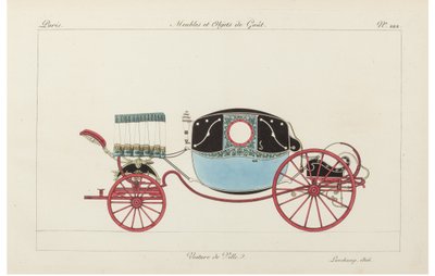 Voiture de ville, 1800s - Pierre de La Mesangere