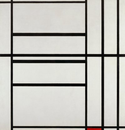 Composition No 1 avec gris et rouge 1938, par Piet Mondrian (1872-1944) - Piet Mondrian