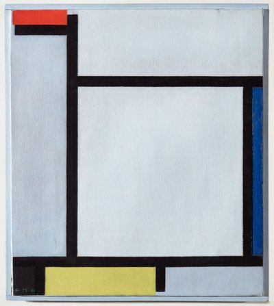 Composition avec rouge, bleu, noir, jaune et gris - Piet Mondrian
