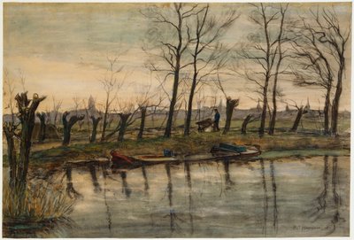 Fermier retournant aux champs, c.1900 - Piet Mondrian