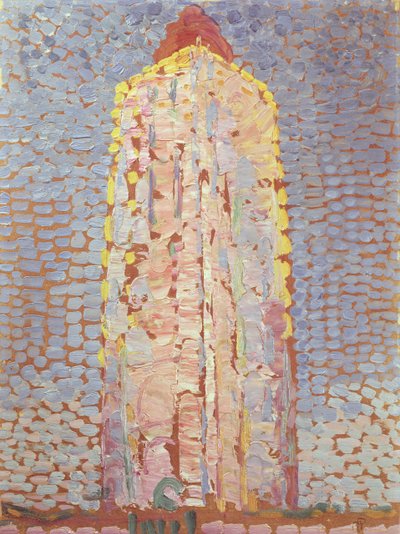 Phare à Westkapelle en Orange - Piet Mondrian