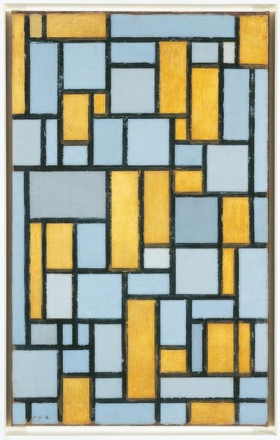 Composition en gris et ocre, 1918 - Piet Mondrian