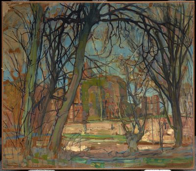 Soleil de printemps (Lentezon) : Ruine du château : Brederode - Piet Mondrian