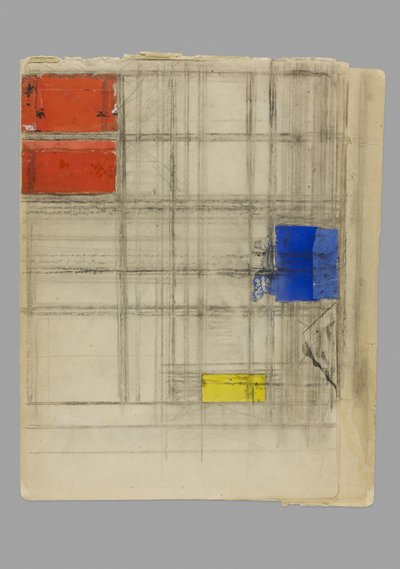 Étude pour une composition - Piet Mondrian