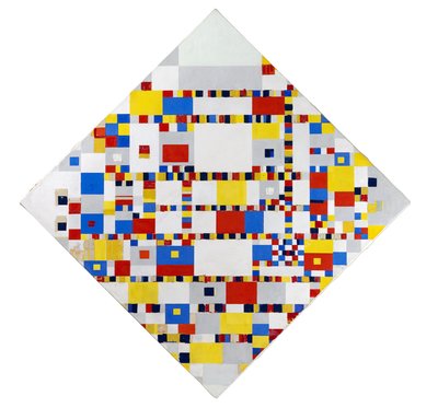 Victory Boogie Woogie (inachevé) - Piet Mondrian