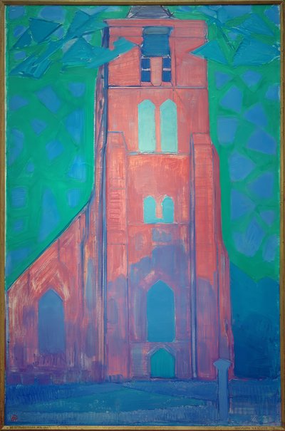 Clocher zélandais (Clocher de Domburg) - Piet Mondrian