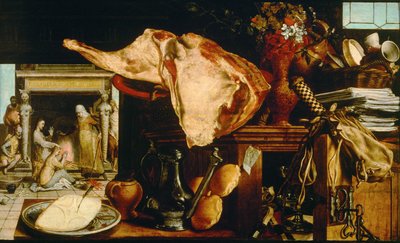 Vanitas et Christ chez Marthe et Marie - Pieter Aertsen