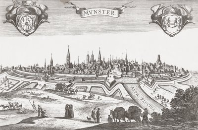 Panorama de Münster, Allemagne - Pieter (after) Nolpe