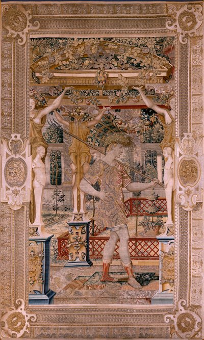 Vertumne transformé en fermier (série Vertumne et Pomone) - Pieter (circle of) Coecke van Aelst