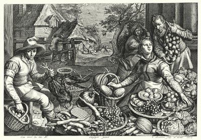 Les Vendeurs de légumes et de volaille - Pieter 150708 75 after Aertsen