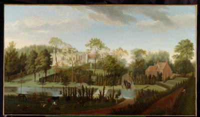 Vue de Chiswick House depuis le sud-ouest - Pieter Andreas Rysbrack