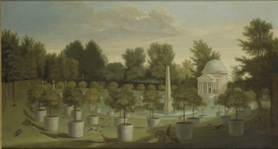 Vue du jardin des orangers, Chiswick House - Pieter Andreas Rysbrack