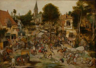 La Foire du village Kermesse, avant 1565 - Pieter Balten