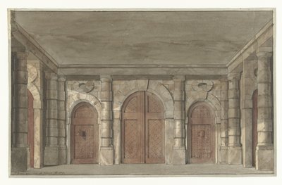 Conception pour un décor de théâtre d