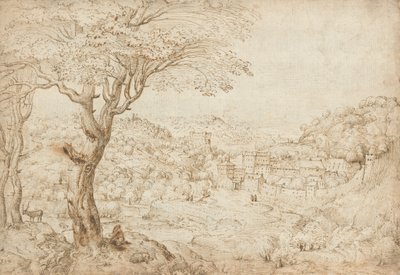 Paysage avec la pénitence de Saint Jérôme - Pieter Bruegel the Elder