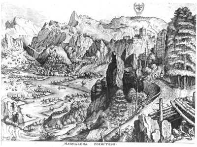 La Madeleine pénitente, gravée par Hieronymus Bosch (vers 1510-70) vers 1555-57 - Pieter Bruegel the Elder