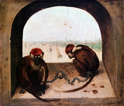 Deux singes, 1562 - Pieter Bruegel the Elder