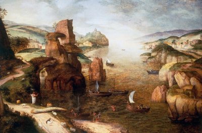 Le Christ et les apôtres à la mer de Galilée - Pieter Brueghel the Elder
